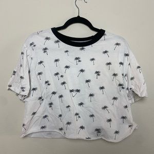 Palm Tree white crop